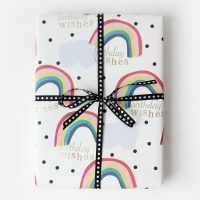 Rainbow Print Wrapping Paper By Caroline Gardner